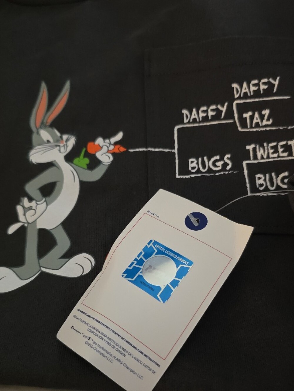 Space Jam Tune Squad Champion March Madness Tournament Bracket Shirt - Picture 2 of 2